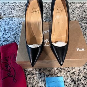 Christian Louboutin Black Patent Leather Heels